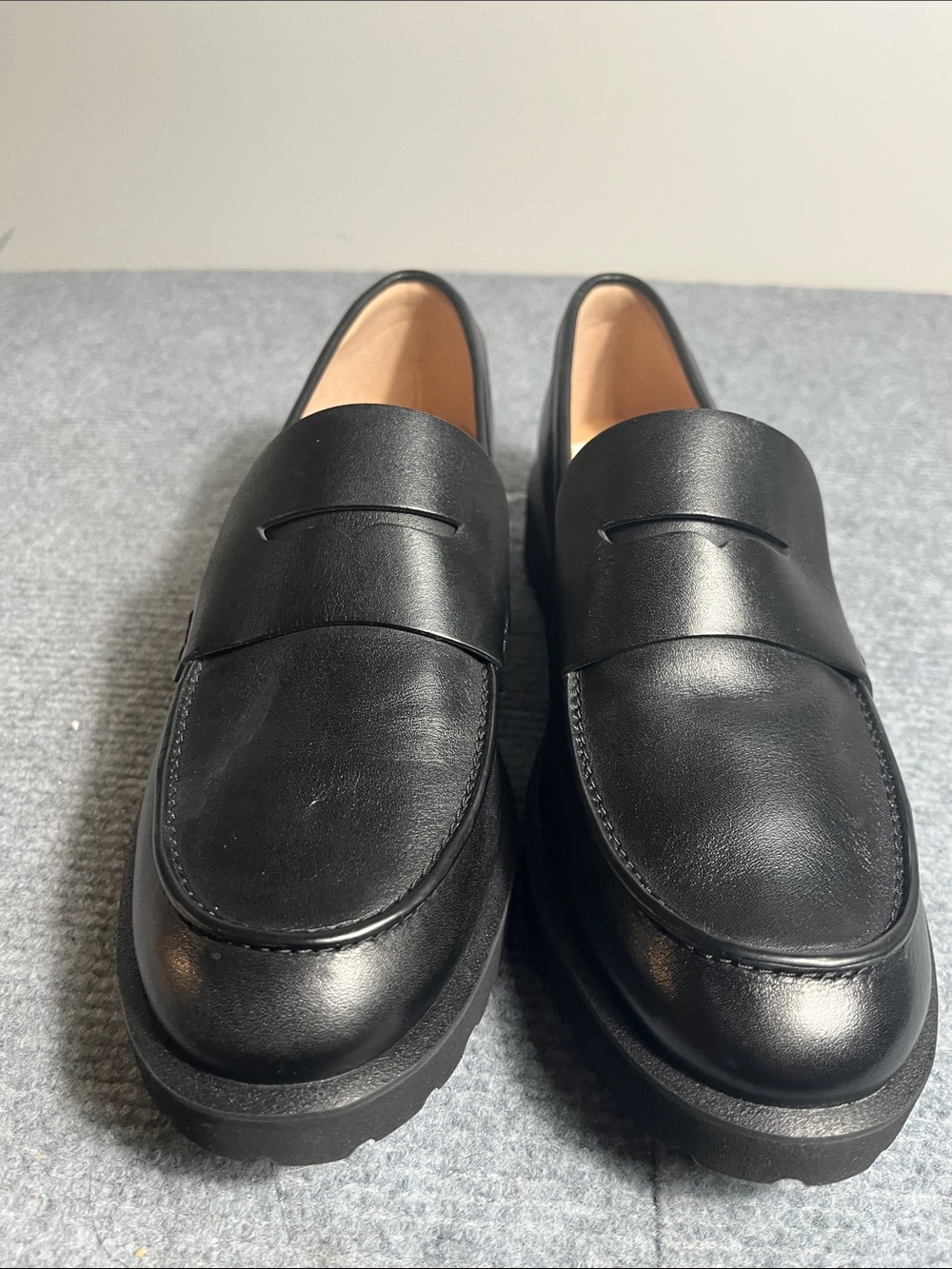 Cole Haan Black Leather Women’s Penny Loafers